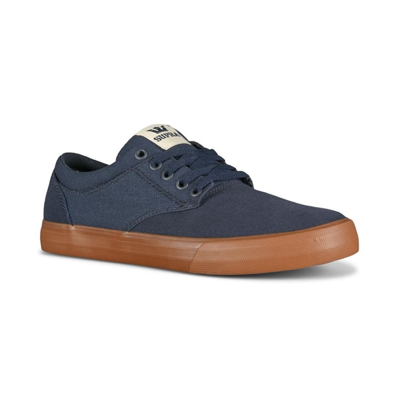 Supra Chino Skateschoenen Navy/bone/gum