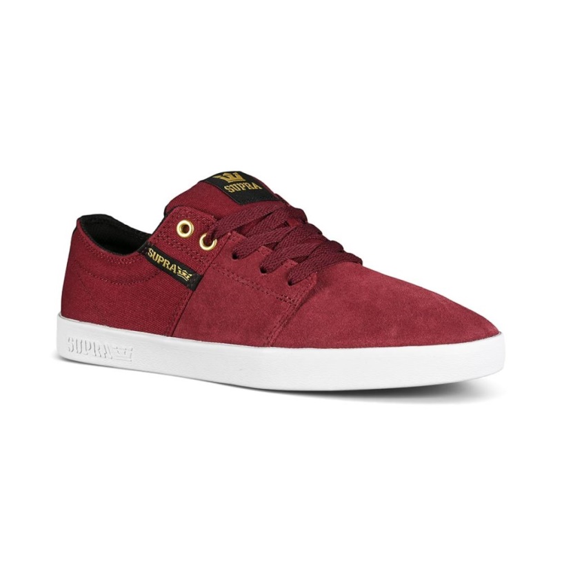 Supra Stacks Ii Skateschoenen Wijn/wit