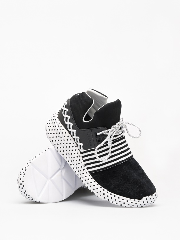 Supra Catori Schoenen Wmn Zwart/wit Gestippeld