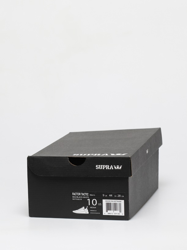 Supra Nederland Factor Tactic Schoenen Rood/zwart Wit