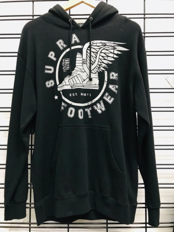 Supra Footwear Vliegschoen Hoodie Zwart