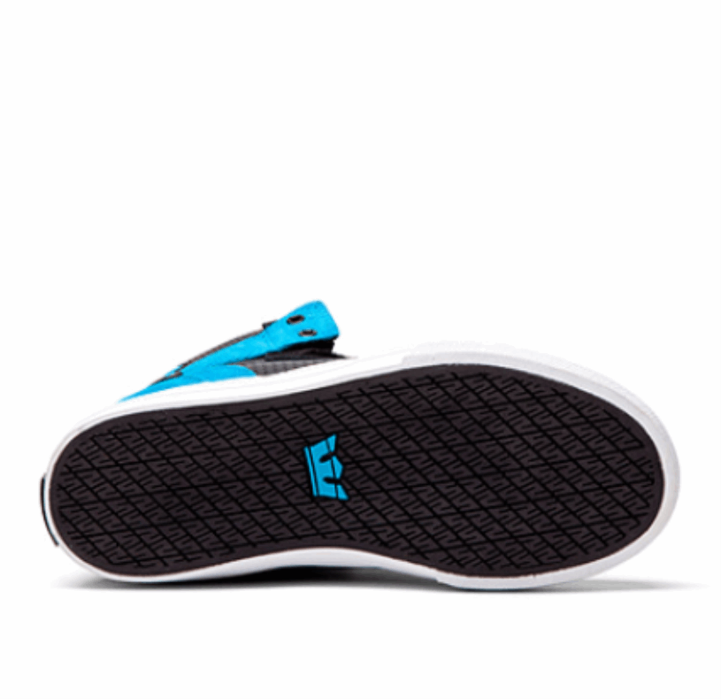 Supra Kids Vaider Zwarte Tourquise Hoge Toppen