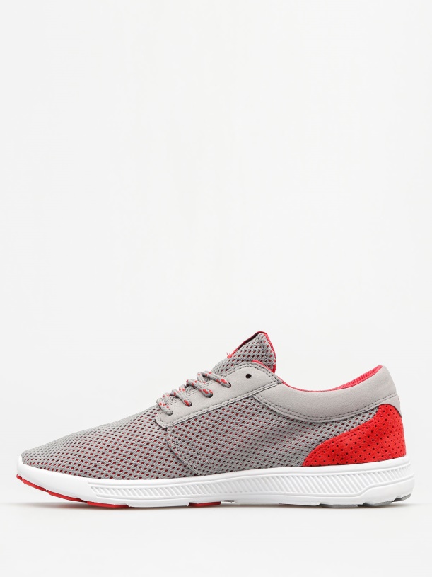 Supra Schoenen Hamerloop Grijs Rood