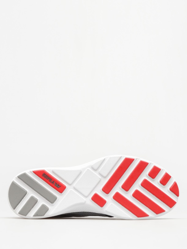 Supra Schoenen Hamerloop Grijs Rood