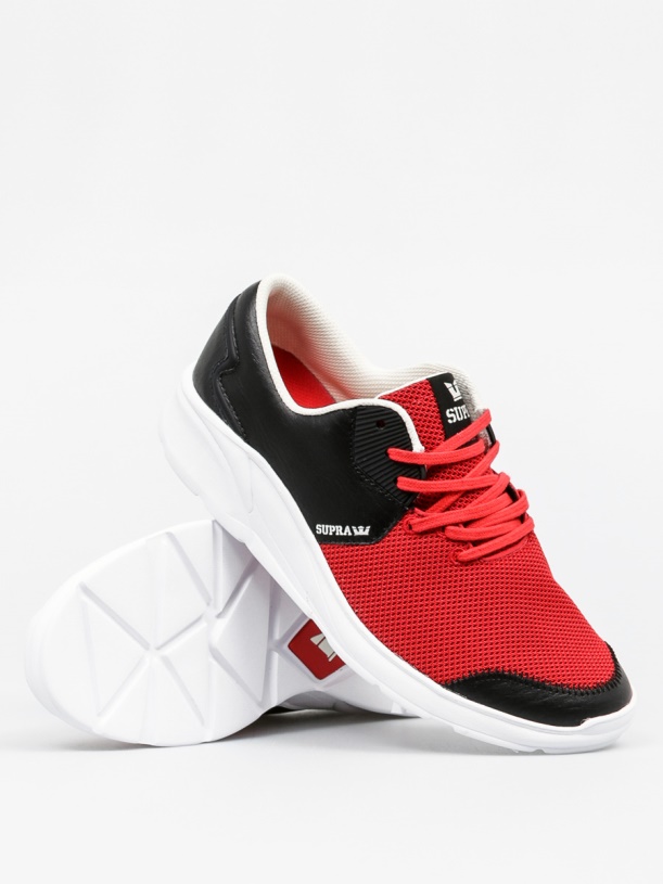Supra Schoenen Noiz Rood/zwart Wit
